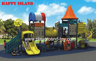 China Orange grüne Spielplatz-Ausrüstungen Browns im Freien für Kinder importierten LLDPE Verteiler 