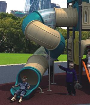 Populäre Plastikkinderkindertagesstätten-Spielplatzgeräte für Park