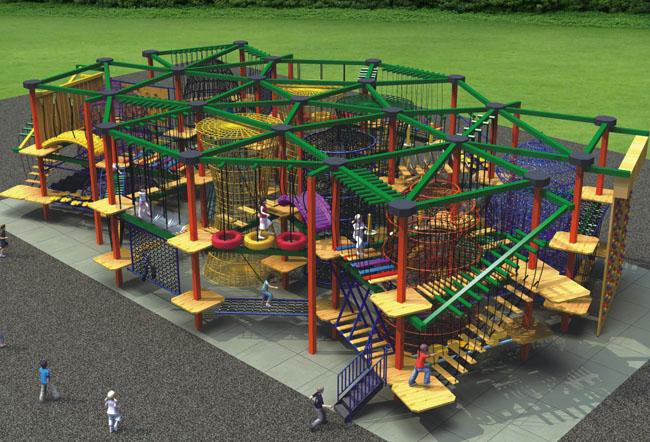 Sicherer Abenteuer-Spielplatz im Freien für Park/Schule/Mall