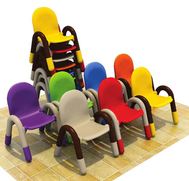 Frühe Kindheits-Klassenzimmer-Möbel scherzen Plastik des Stuhl-Kunststoffrohr-Rahmen-pp.