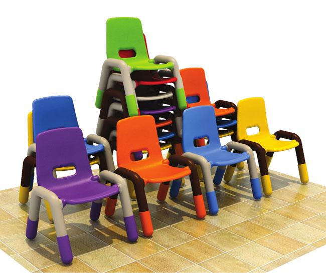 Frühe Kindheits-Klassenzimmer-Möbel scherzen Plastik des Stuhl-Kunststoffrohr-Rahmen-pp.