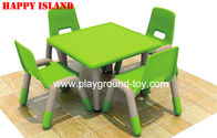 Am Besten Importierte Plastikkindergarten-Klassenzimmer-Möbel-quadratische Lernentabelle m Verkauf