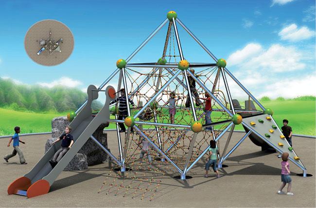 Kinder im Freien, die Ausrüstung für Kinder, Kindergarten-kletternde Rahmen für Vergnügungspark klettern
